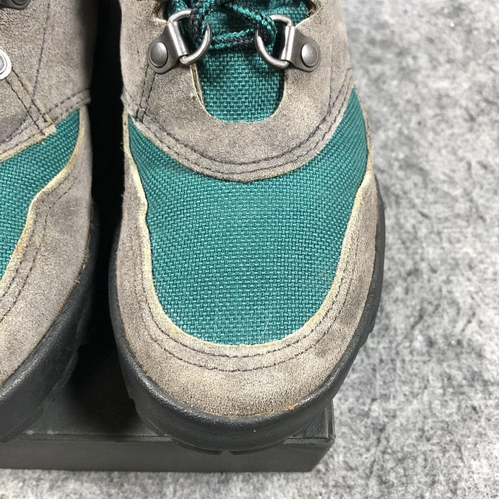 Vintage Danner Cross Hiker Boots Womens 8W Green Suede Gore-Tex USA 1990